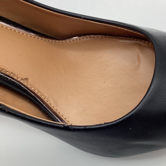 1728. ALDO Black Leather Pumps NWOT Size 9 - Picture 4 of 11